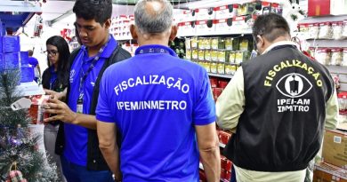 Ipem-AM apreende mais de 2,5 mil produtos irregulares no comércio de Manaus