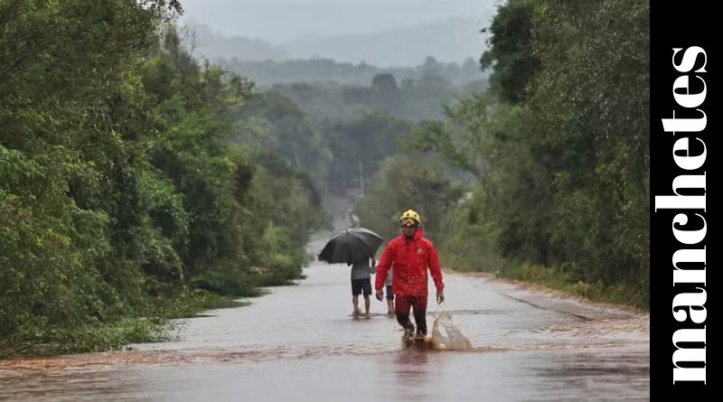Fenômeno climático raro causa calamidade do RS;inundação deve se agravar,diz O Estadão de São Paulo