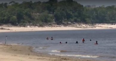 Defesa Civil registra Rio Negro  a menos de dois metros da seca histórica registrada em 121 anos de medição